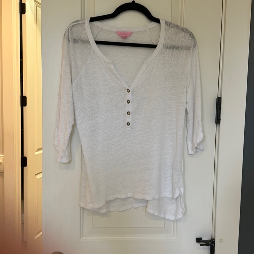 Lilly Pulitzer Egert Linen Top